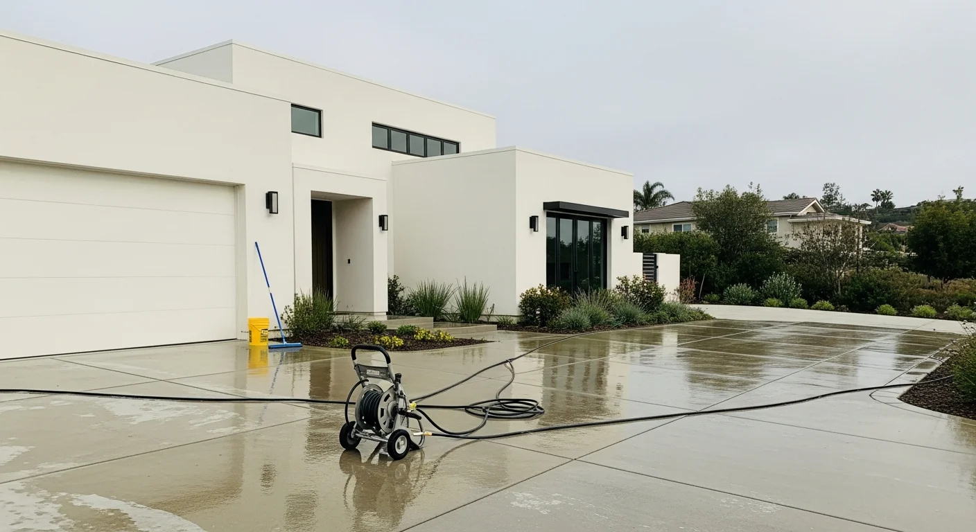 Modern Carlsbad home with contemporary design and well-maintained exterior.